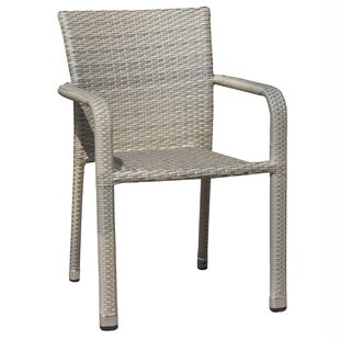 Penniman Stacking Patio Dining Armchair Set Of 4 